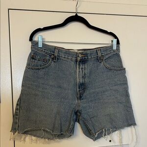 Levi's Blue Jean Shorts Classic Cutoff Style
